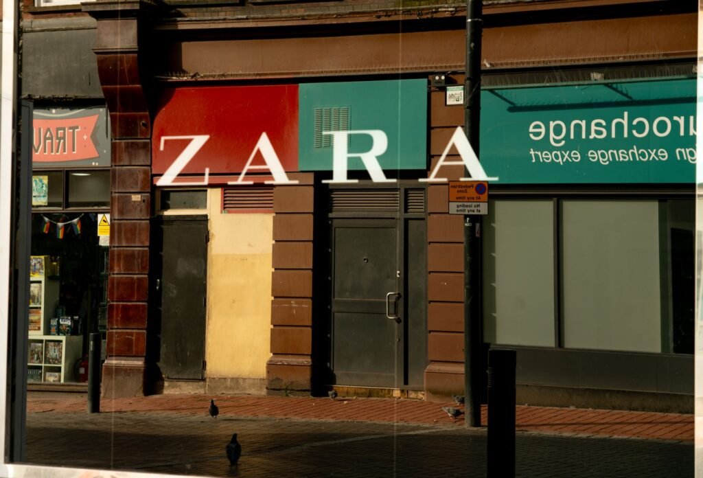 Retail shopfront with bank guarantee signage in Australia